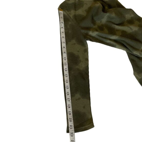 RDI Top Shirt Pullover Camouflage Crew Neck Green Light Green Women Size Small - Picture 6 of 9